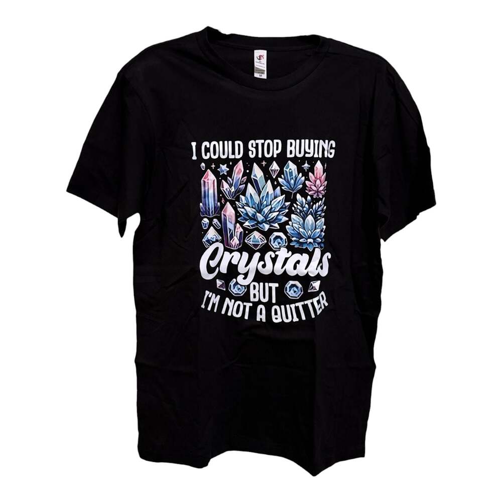 Size Medium ‘I Could Stop Buying Crystals’ Custom Graphic Unisex T-Shirt - Picture 2 of 4